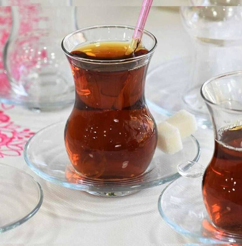 استکان نعلبکی ساده کد 97177