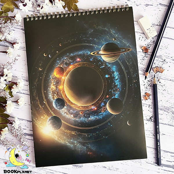 دفتر طراحی A4 مستر نوت طرح 26