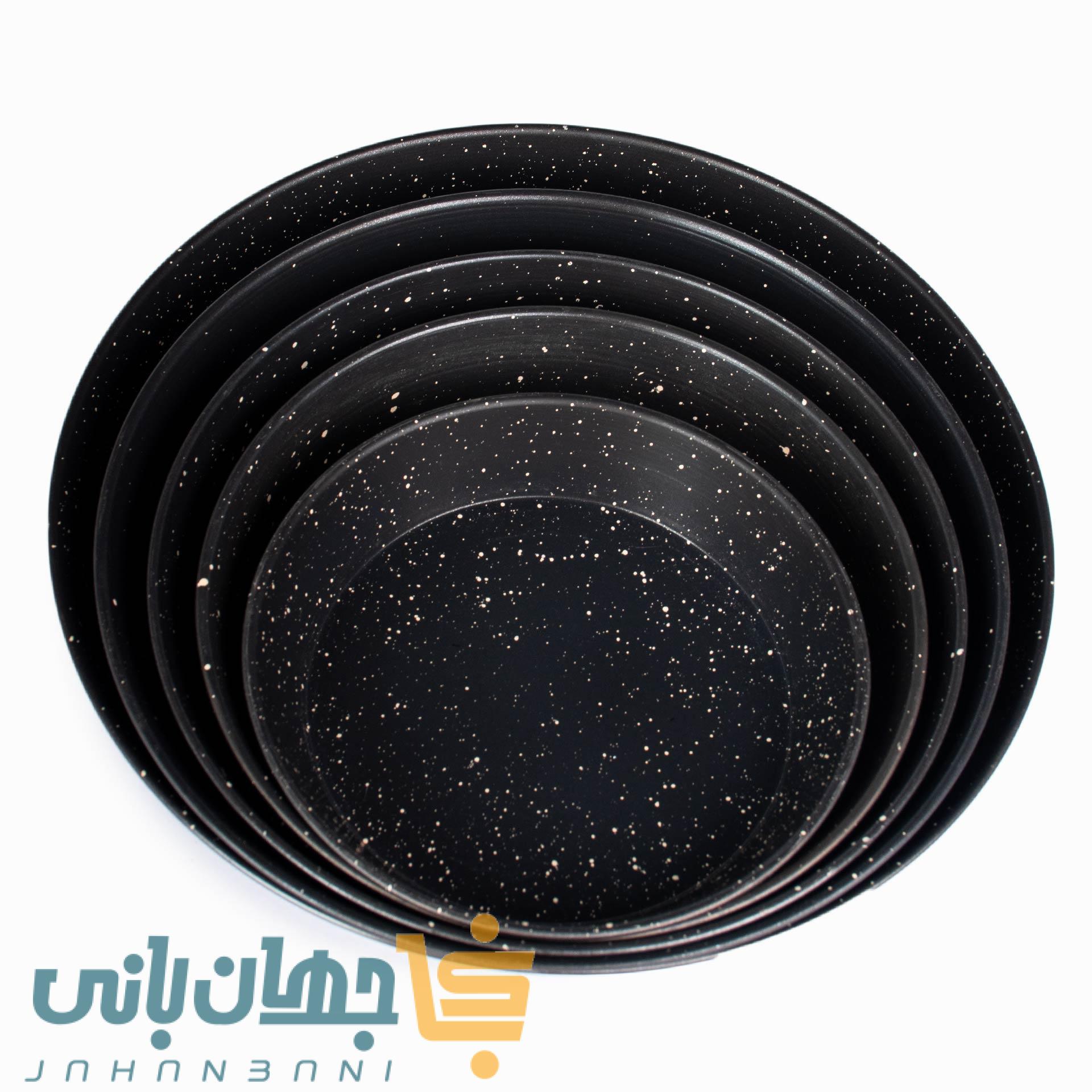 قالب پیتزا تفلون فلزی (پس کرایه تیپاکس)