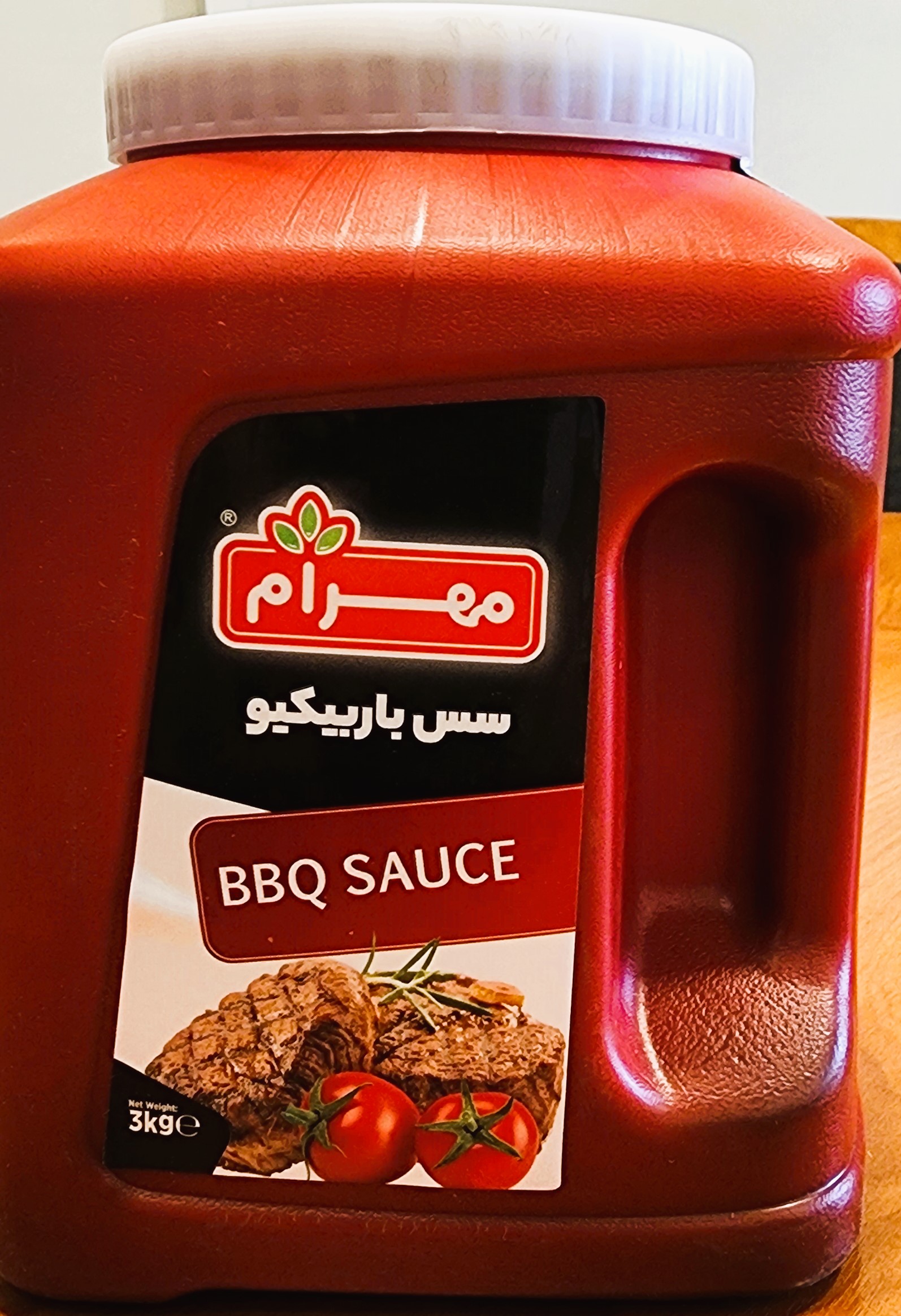 سس باربیکیو سطلی مهرام  3000 گرم دبه