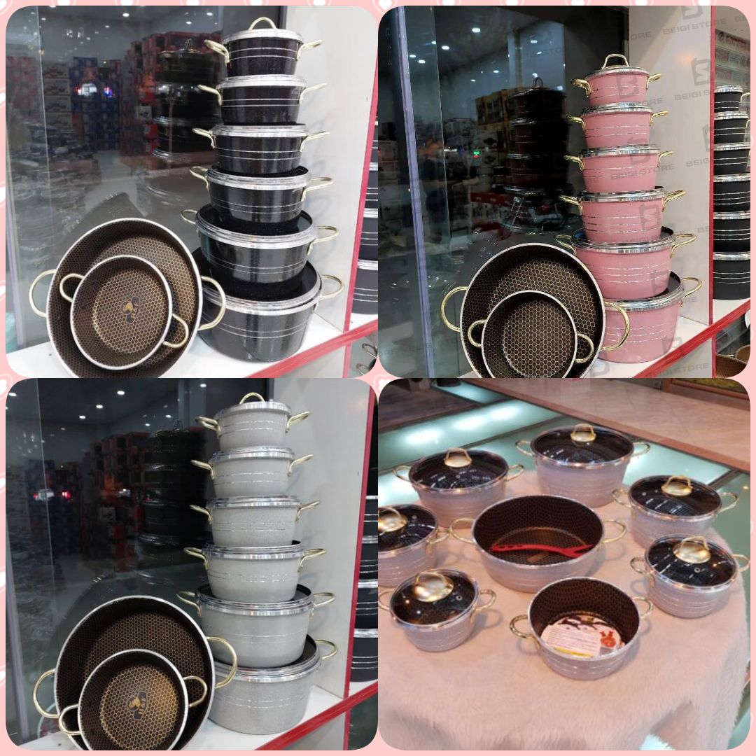 سرویس قابلمه  14 پارچه فورج برند هلنا