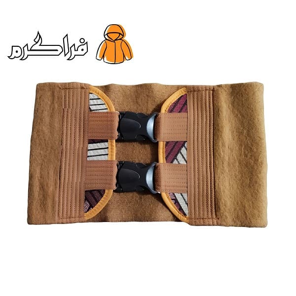 شکم بند و کمربند سگکی مردانه و زنانه طرح پشم شتر