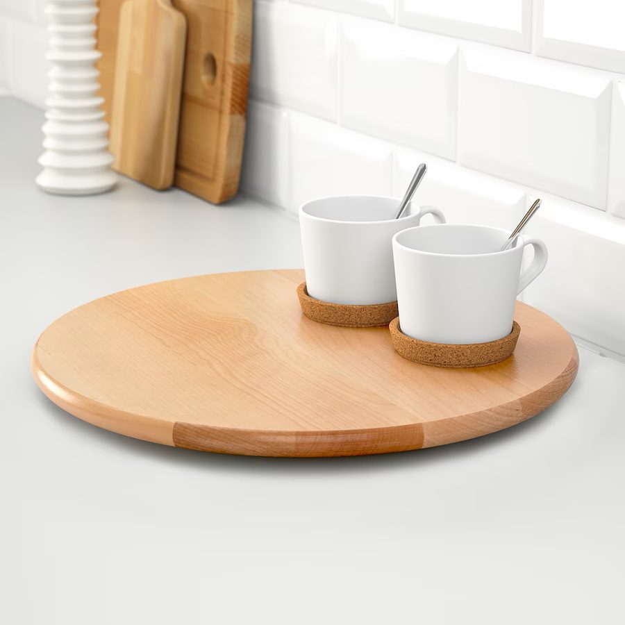 سینی چوبی گردان ایکیا IKEA-SNUDDA