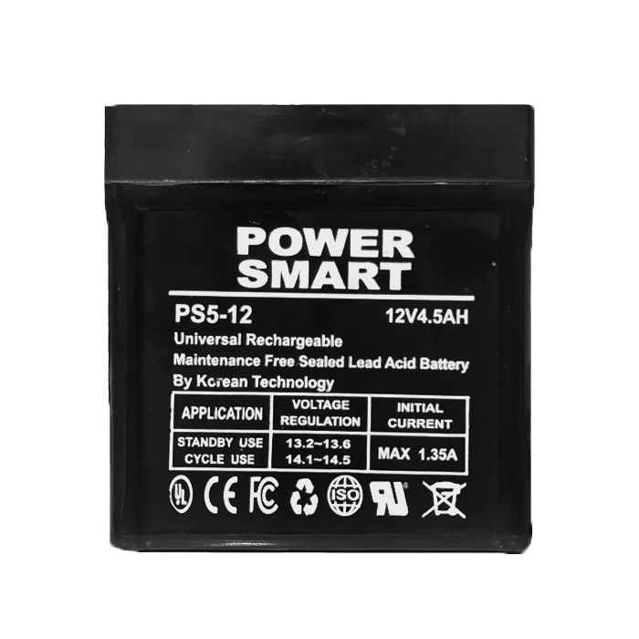 باتری اسمارت (Power Smart) با ولتاژ 12 ولت و ظرفیت 4.5 آمپر (پس کرایه)