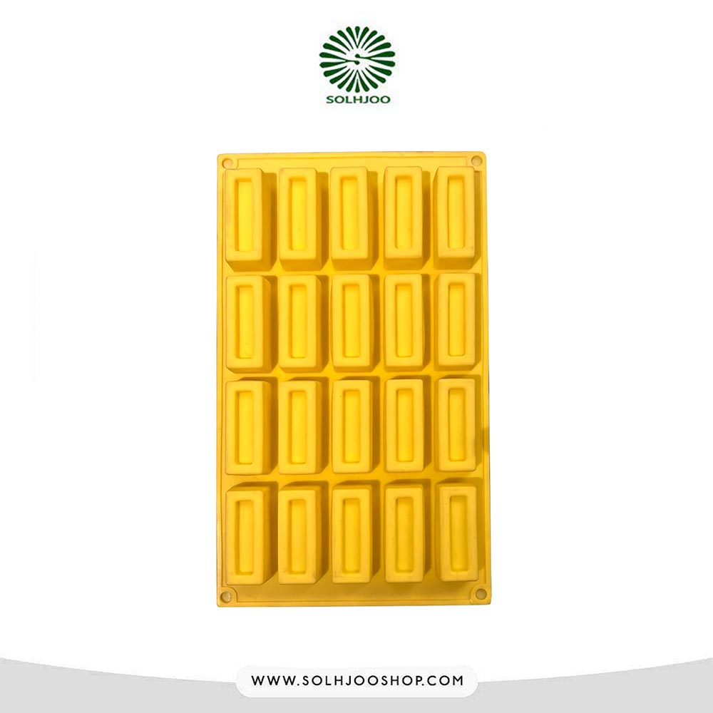 قالب سیلیکونی مستطیل ساوارین 20 خانه