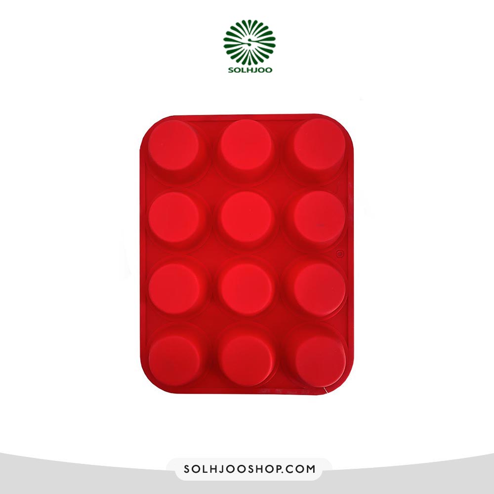 قالب سیلیکونی مافین 12 خانه گرد 7*3