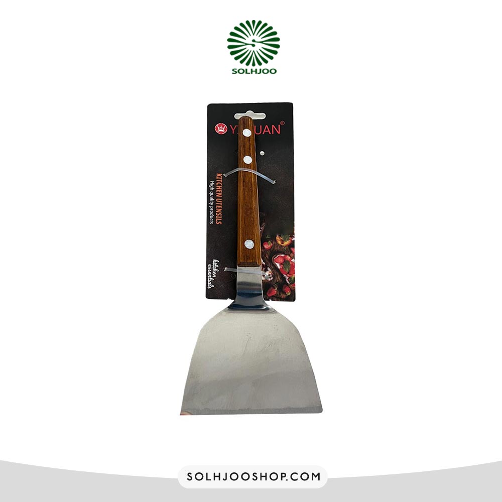کاردک درجهیک خم دسته چوبی 9.5 سانت