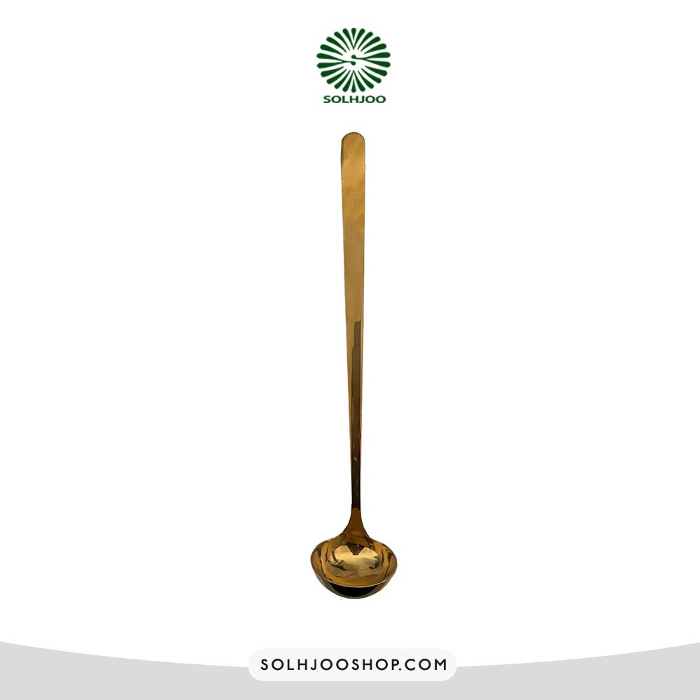 ملاقه طلایی 24 سانت قطر 4.5