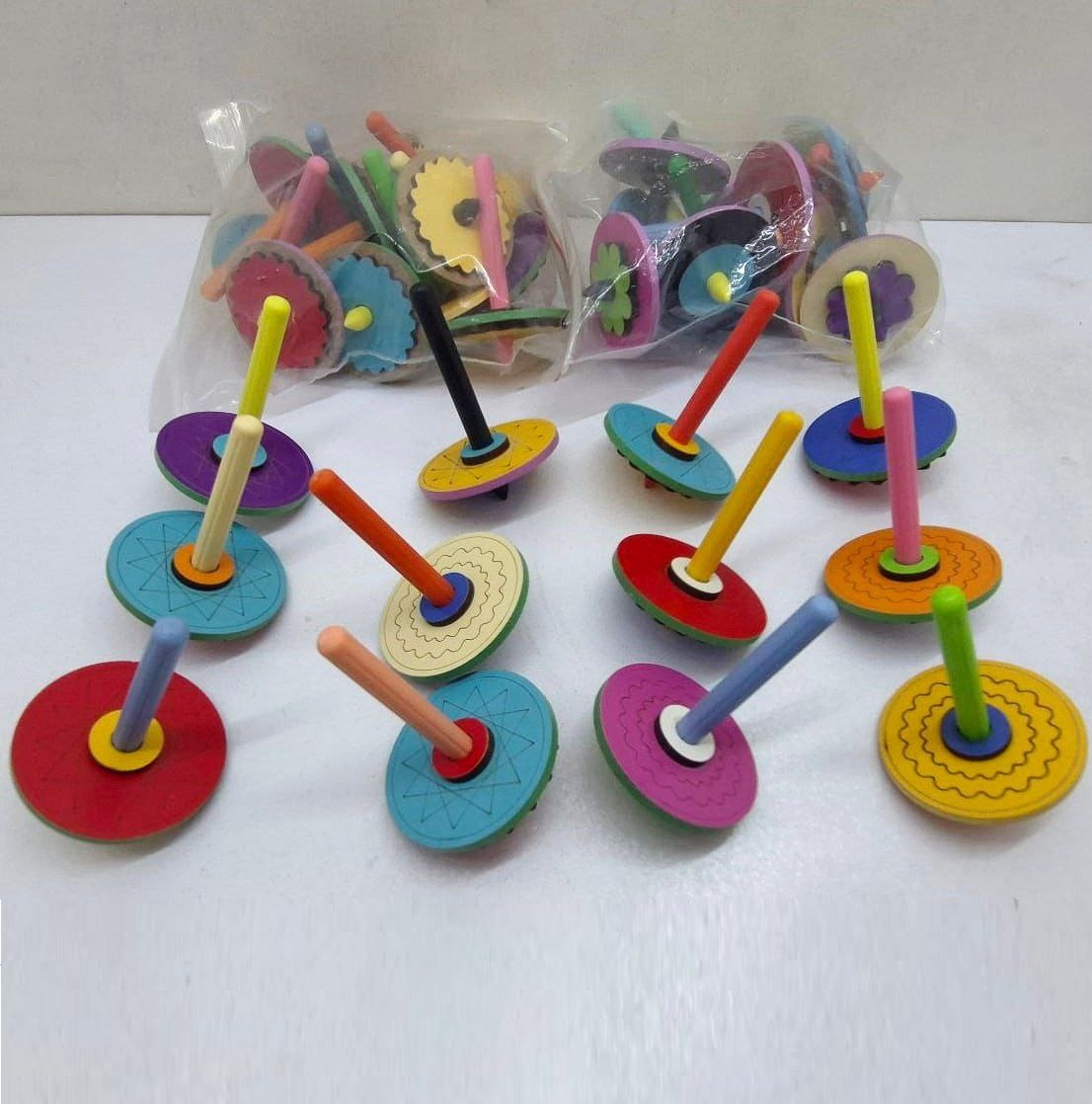 فرفره چوبی کوچک ساده قطر 4/5سانت (پست پیشتاز پس کرایه)