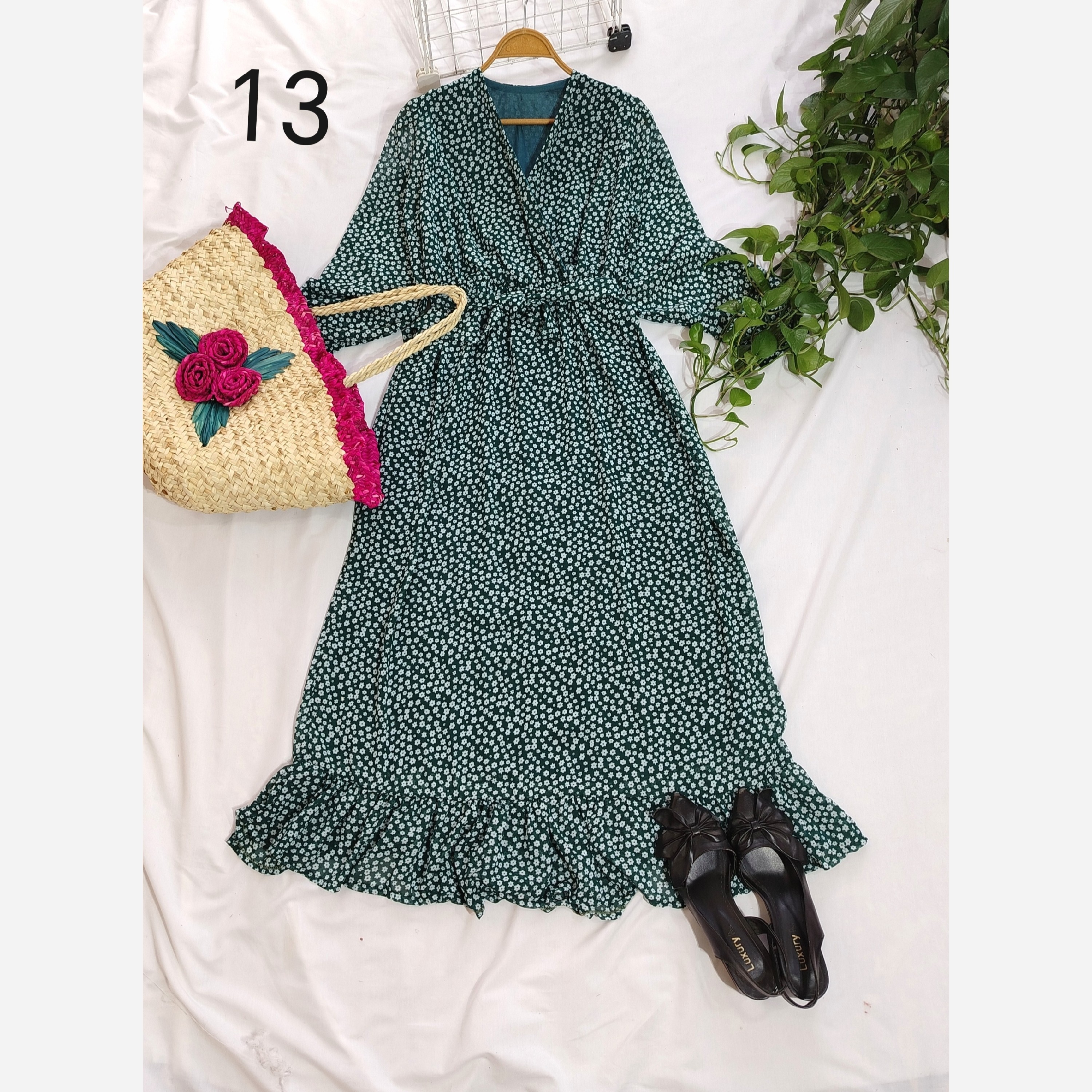 پیراهن حریر آستر دار بلند وخنک عسل