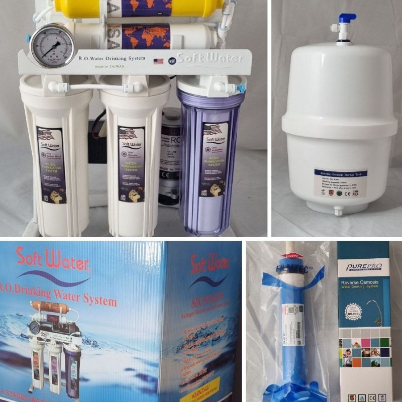 دستگاه تصفیه آب خانگی 7 مرحله ای SOFT WATER-قطعات تایوان