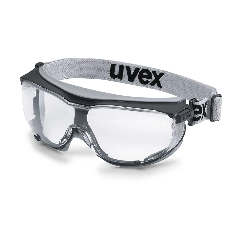 عینک ایمنی گاگل لنز شفاف uvex مدل carbonvision