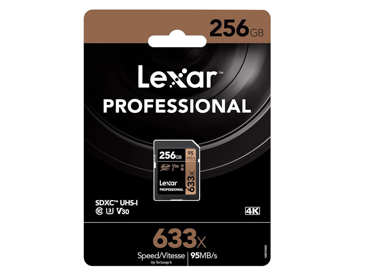 کارت حافظه SDXC لکسار مدل Professional 633x UHS-I U3 V30 256GB 95MB/s