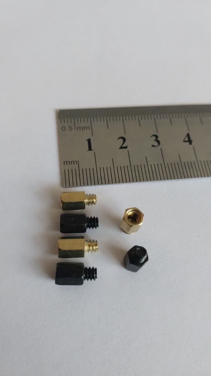 مجموعه 7 عددی پیچ اسپیسر مادربرد (ارتفاع 9mm)