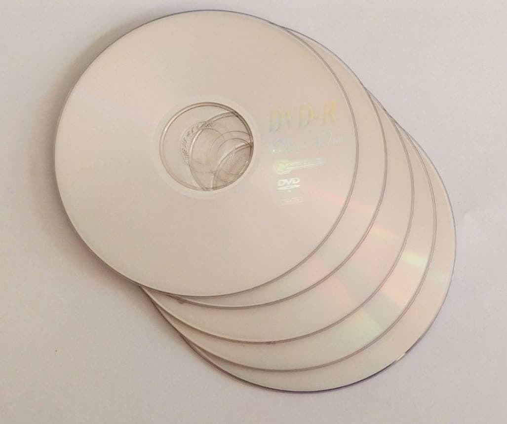 مجموعه 5 عددی DVD خام