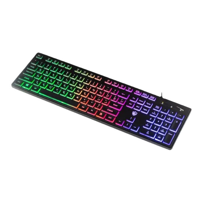 کیبورد گیمینگ بیاند مدل BGK-2010 سوئیچ ممبران، Full-Size، نورپردازی RGB