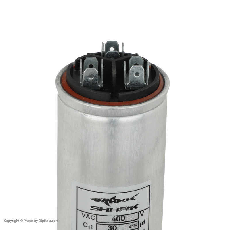 خازن کولر گازی شارک مدل 30+5 میکرو فاراد  450V