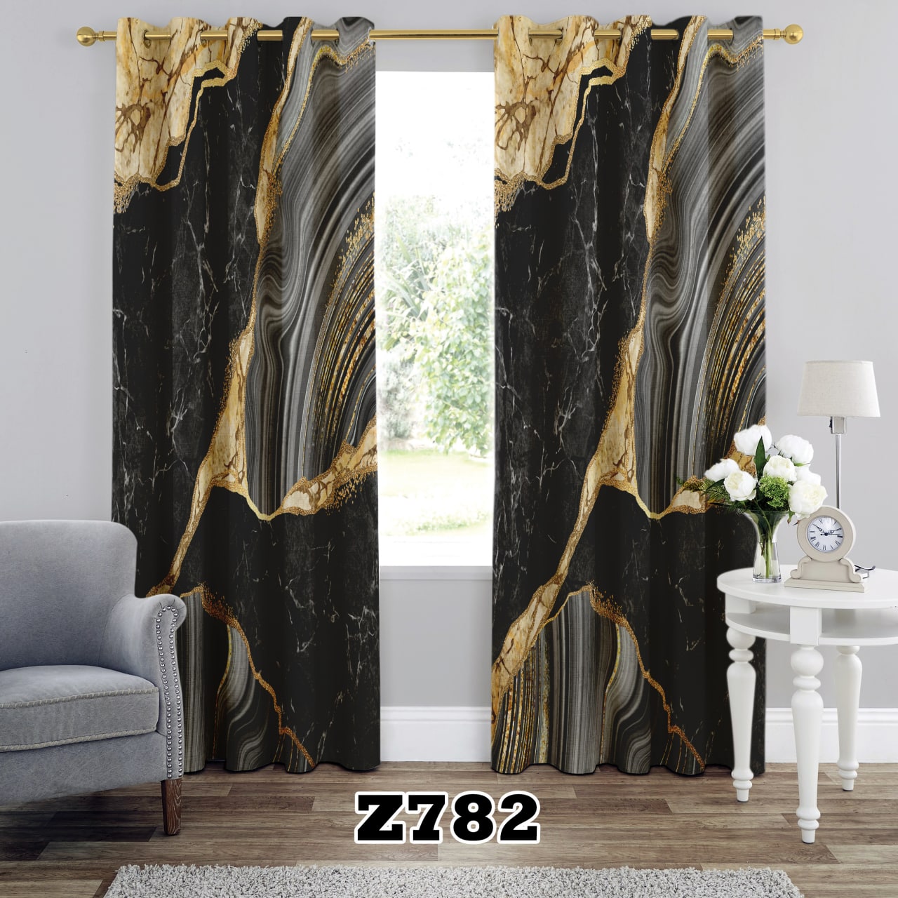 پرده چاپیمدل 6