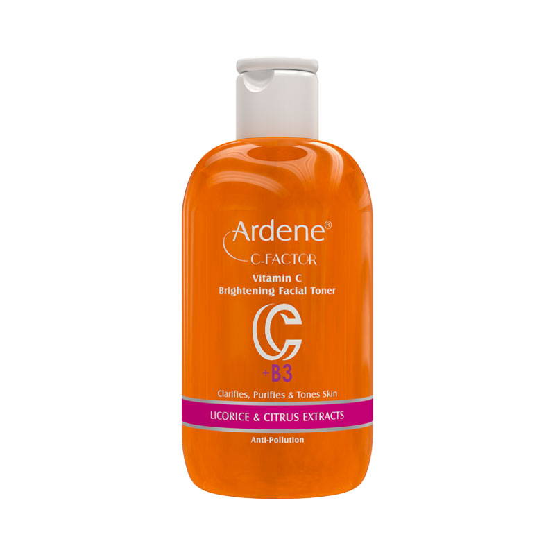تونر پاک کننده C پلاس آردن سی فکتور Vitamin C Brightening Facial Toner Ardene C Factor