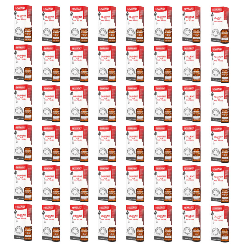 محلول رقیق کننده لاک ناخن نیوساد مدل DILUENT48 حجم 18 میلی لیتر مجموعه 48 عددی