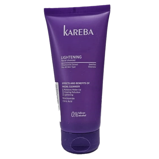 ژل شستشو صورت روشن کننده انواع پوست کاربا lightening facial cleanser kareba