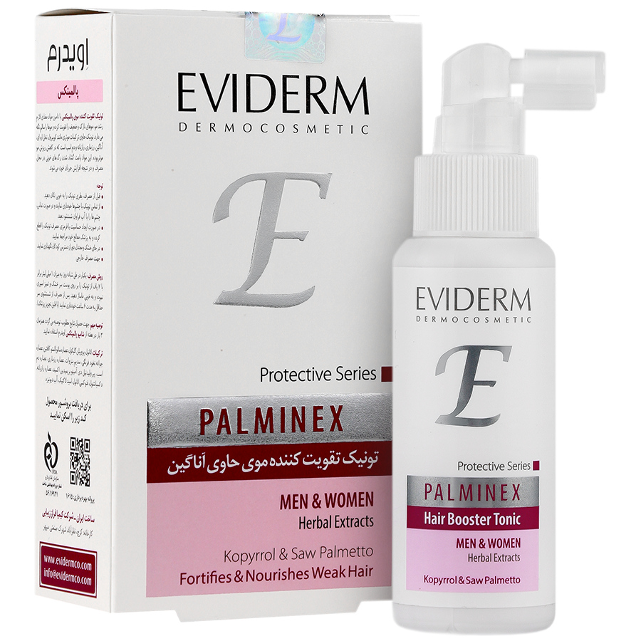 تونیک تقویت کننده مو پالمینکس اویدرم Palminex Hair Booster Tonic Eviderm