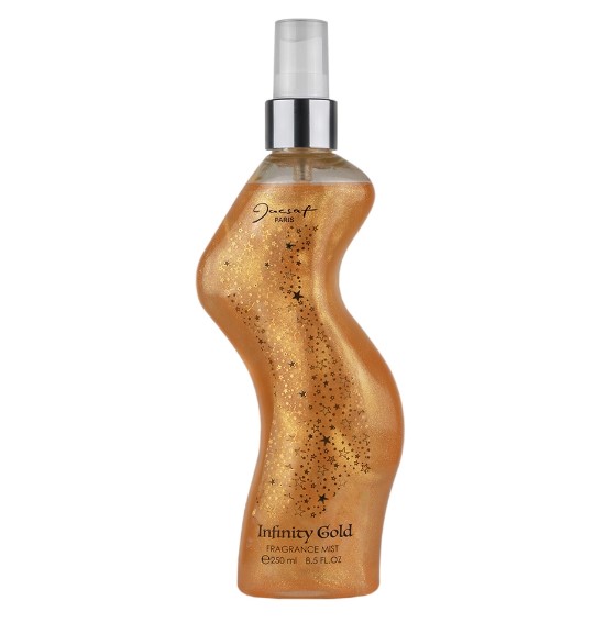 بادی اسپلش زنانه اینفینیتی گلد ژک ساف Infinity Gold Body Splash for women Jacsaf