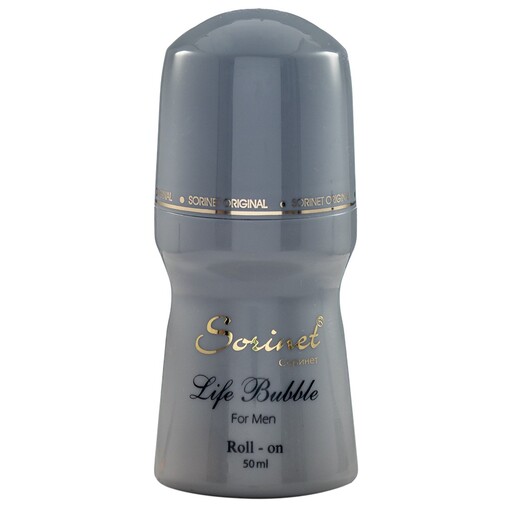 رول ضد تعریق مایع لایف بابول خوشبو کننده مردانه سورینت Life bubble Liquid Freshener roll on deodorant Men Sorinet