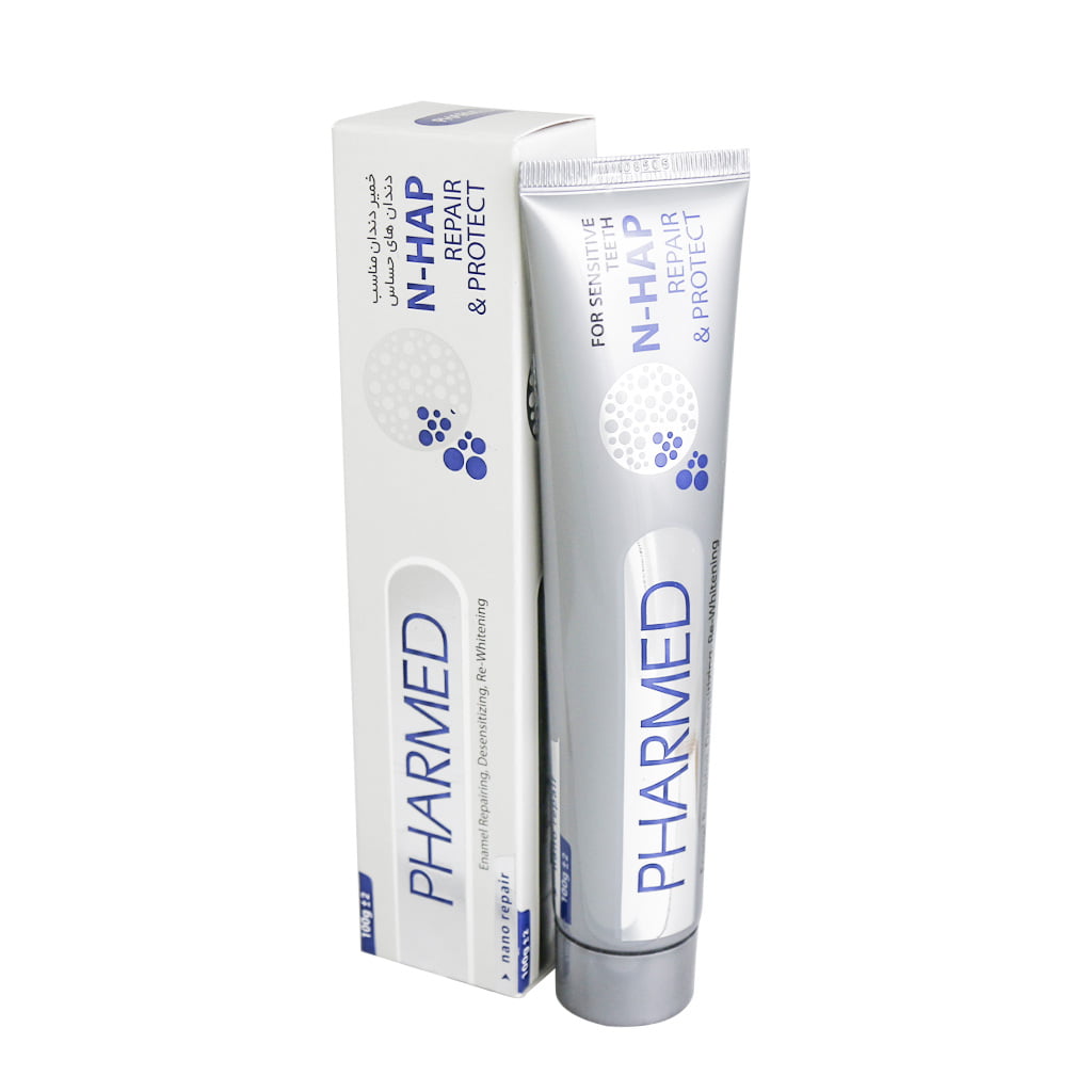 خمیر دندان ترمیم کننده نانو فارمد مناسب دندان های حساس Pharmed Sensetive Toothpaste