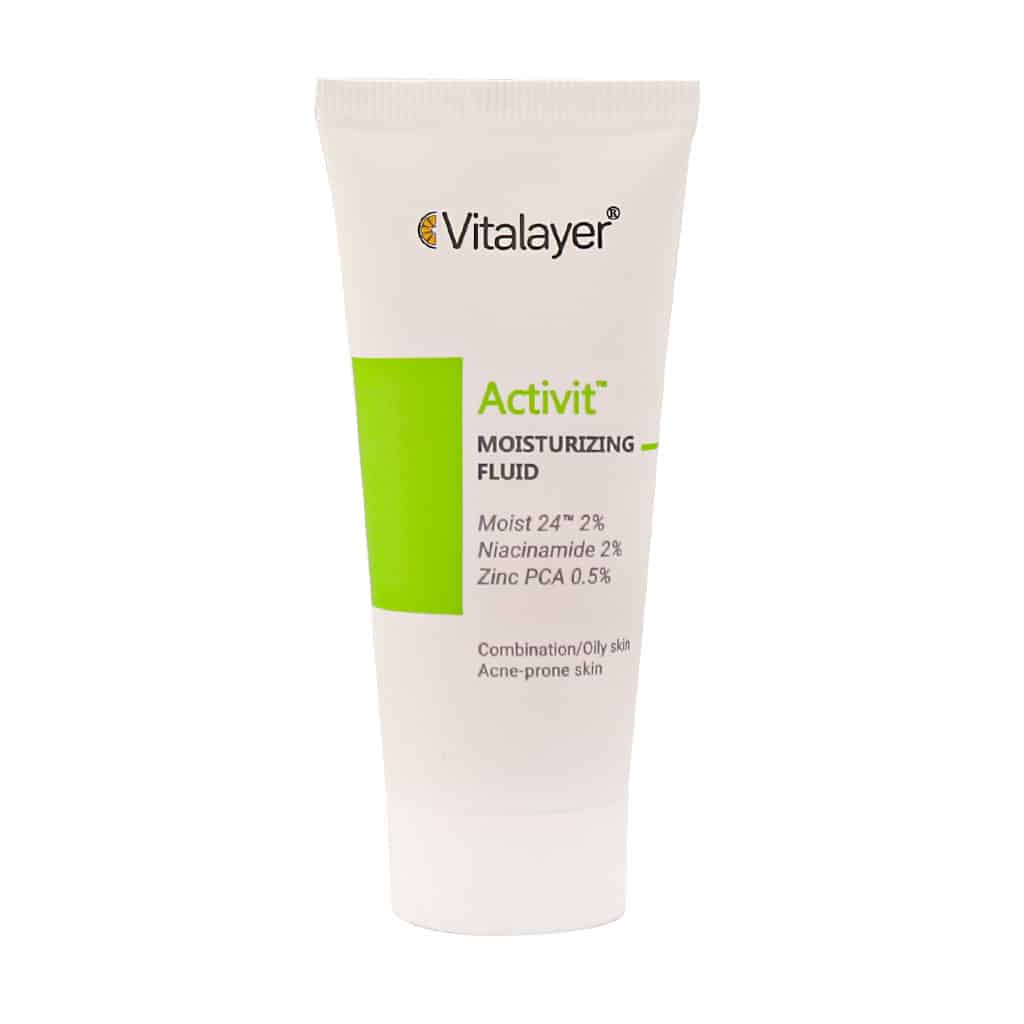 فلوئید مرطوب کننده اکتی ویت ویتالیر Activit Moisturizing Fluid Vitalayer