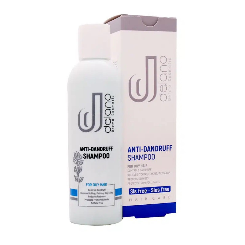 شامپو ضد شوره موی چرب دلانو 200 میلی لیتر Delano Anti Dandruff Shampoo 200 ml