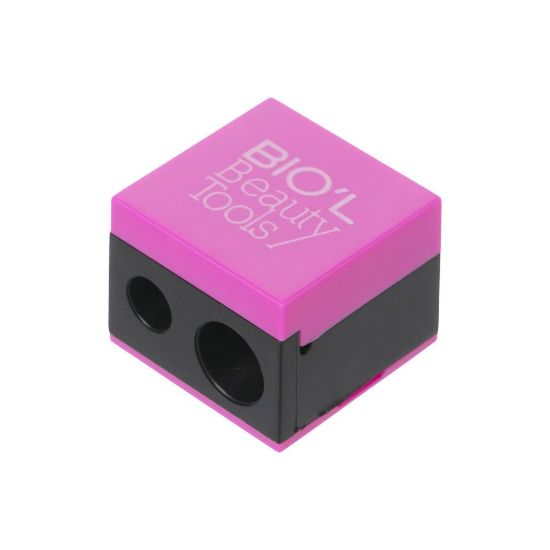 مداد تراش آرایشی دوقلو درب دار با پاک کننده بیول Pencil Sharpener Sharpe Diem Sharpener Biol