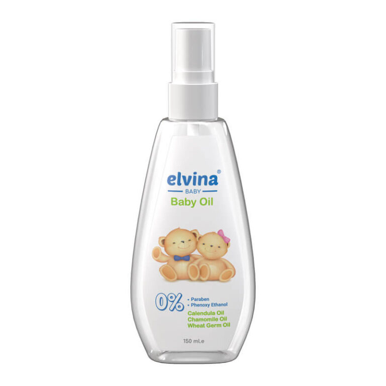روغن بدن کودک الوینا 150 میلی لیتر Elvina Baby Oil 150 ml
