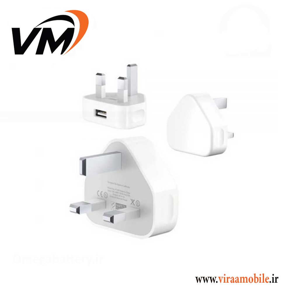 آداپتور 3 پین اصلی آیفون iPhone