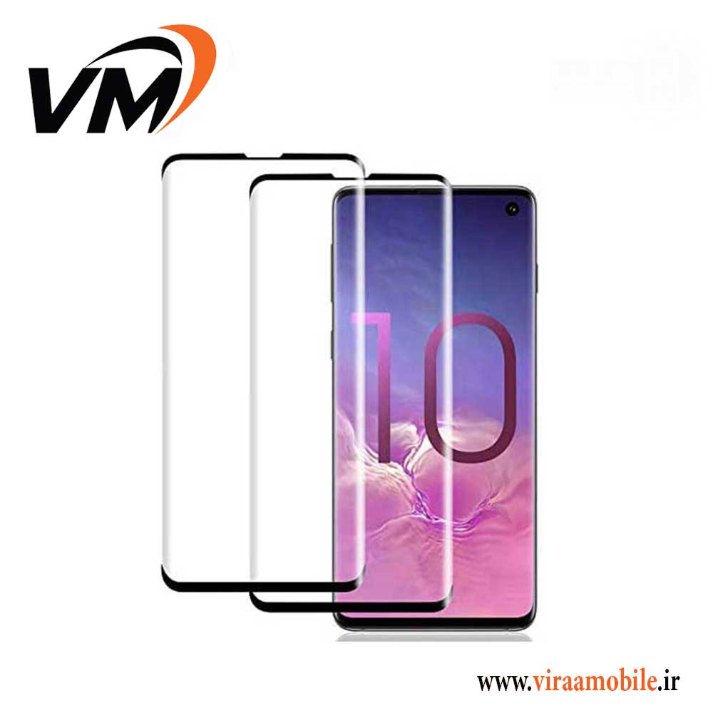 گلس فول چسب سامسونگ Galaxy S10