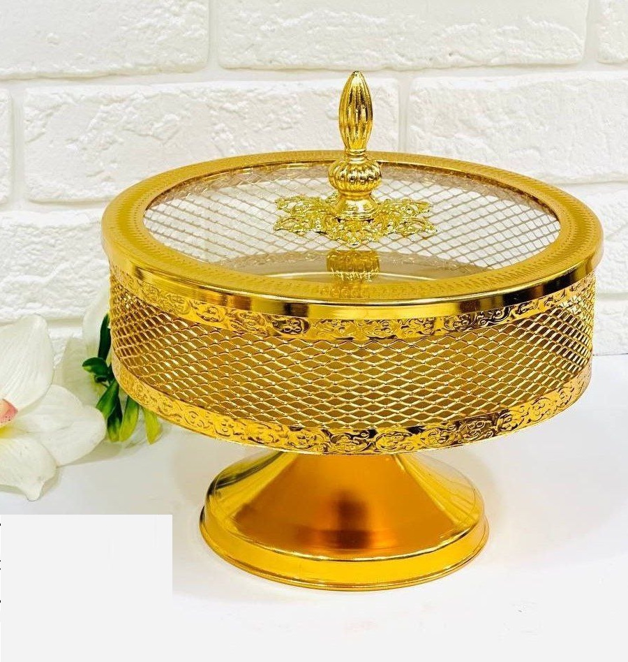 شکلات خوری پایه دار توری (پست پیشتاز پس کرایه)