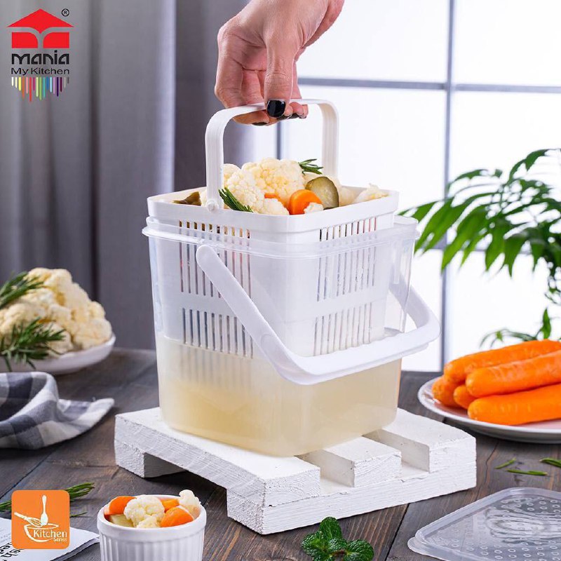 ظرف ترشیجات مانیا متوسط (پست پیشتاز پس کرایه)