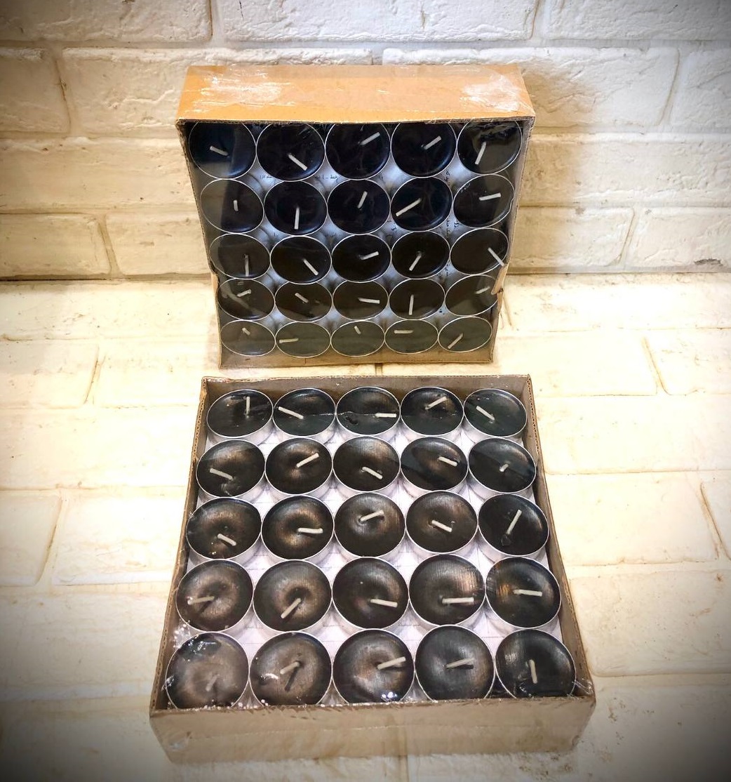 شمع وارمر 100 تایی مشکی (پست پیشتاز پس کرایه)