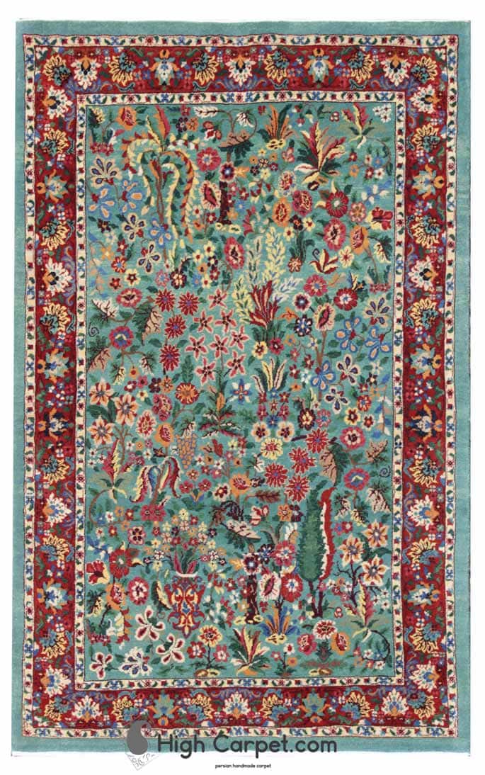 فرش دستباف 1.5 متری ورامین کد030865