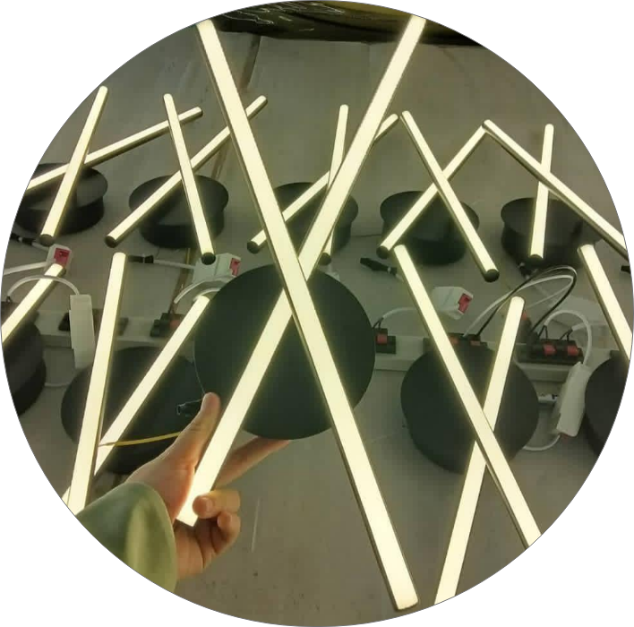 لوستر مدرن دیواری طرح پلاس کد00229