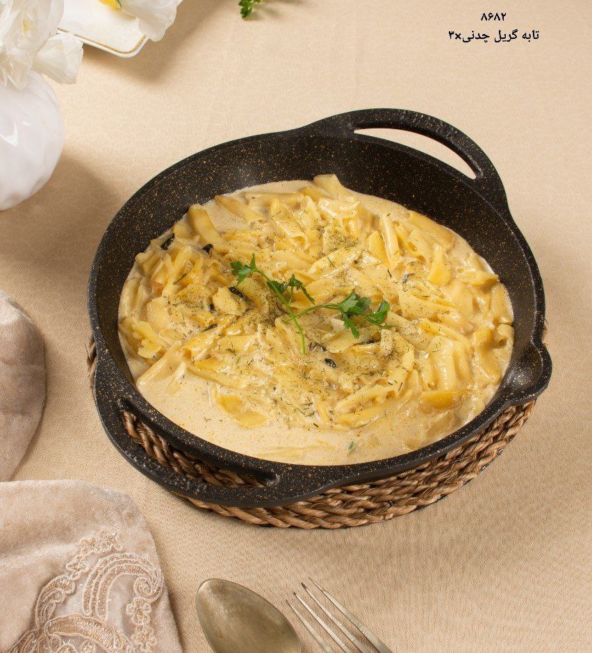 دیجی سیمیا - تابه گریل گرد (پست پیشتاز پس کرایه)