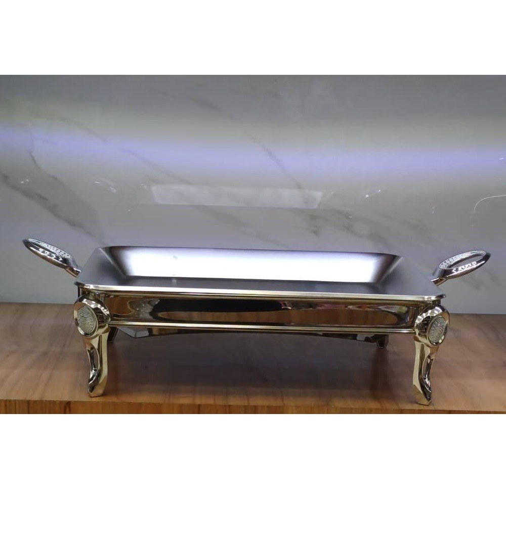 سوفله برنج خاتم استیل نقره ای (پست پیشتاز پس کرایه)