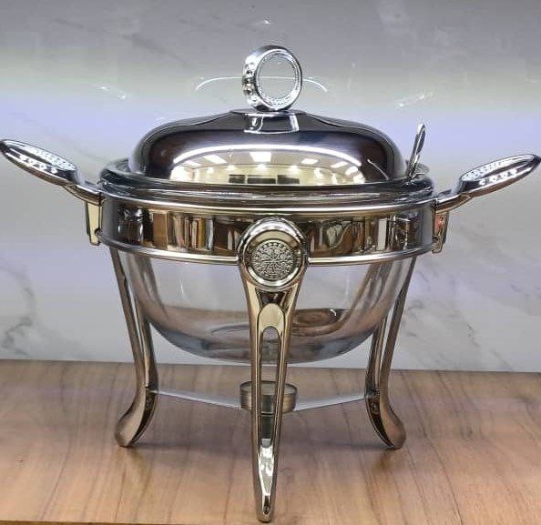 سوفله سوپ خاتم استیل نقره ای (پست پیشتاز پس کرایه)