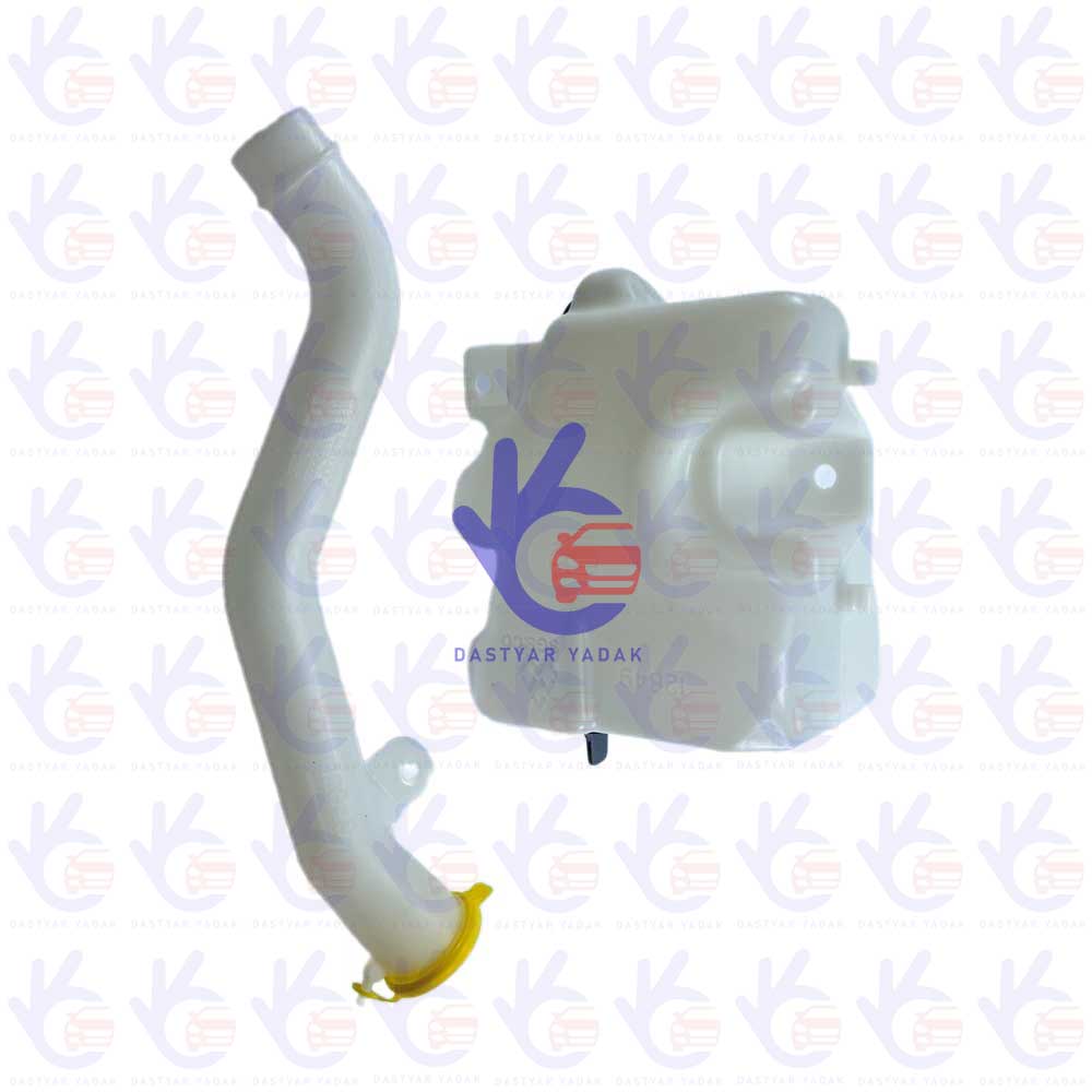 مخزن شیشه شور داخل گلگیر با لوله پراید MCS