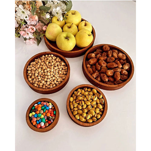 سینی 5 تیکه گرد