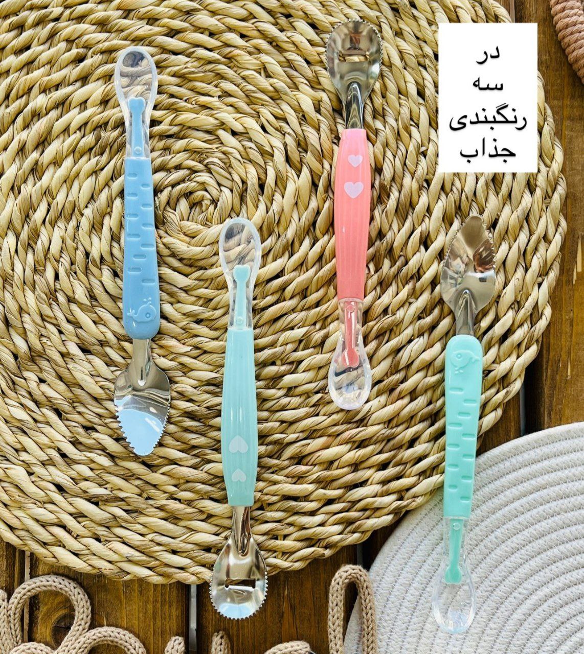 قاشق پوره کن سیلیکونی کودک