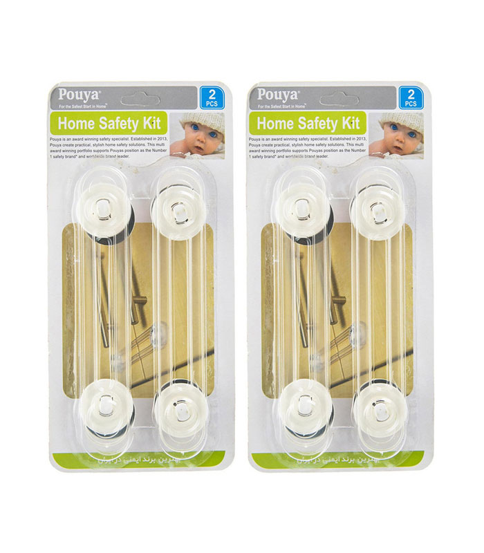 قفل درب کابینت پویا مدل Home Safety Kit دو بسته 2 عددی