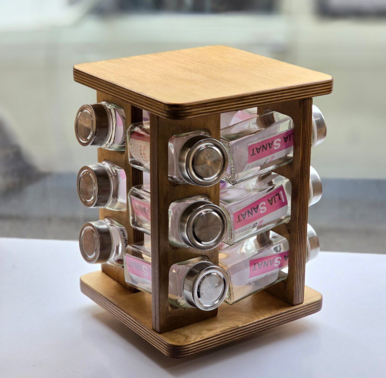 جا ادویه 12تایی گردون مربع (پست پیشتاز پس کرایه)