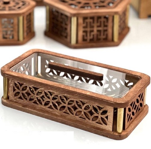 جاکاردی چوبی نرده طلایی (پست پیشتاز پس کرایه)