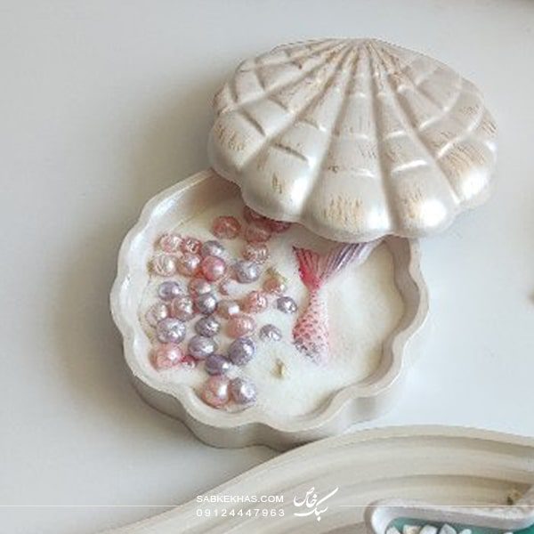 شات شمع صدف درب دار